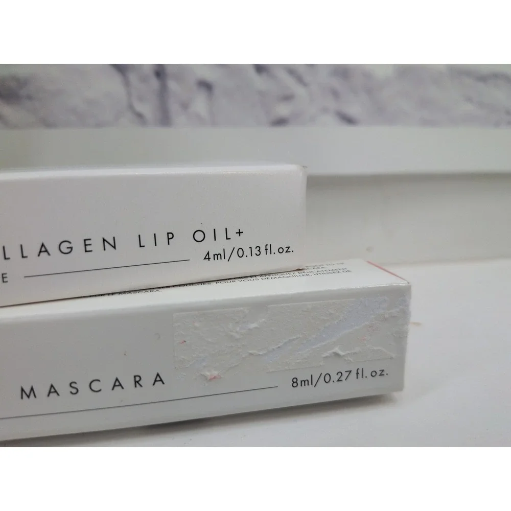 NIB LOT 2!🥰Beauty Pie Wondergloss Collagen Lip‎ Oil+ & Wrap Star Tubing Mascara